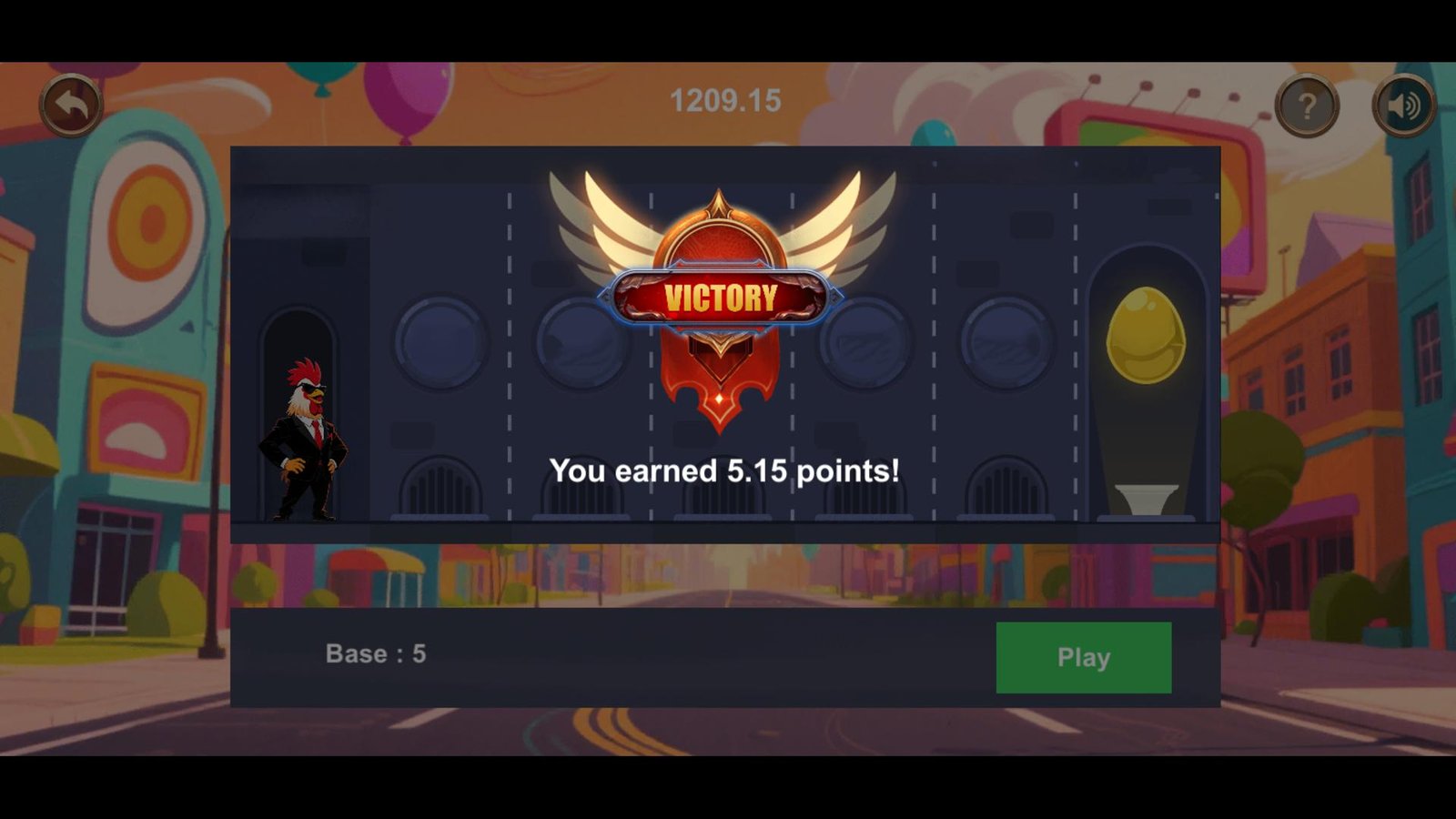 Lucky chicken avoider 